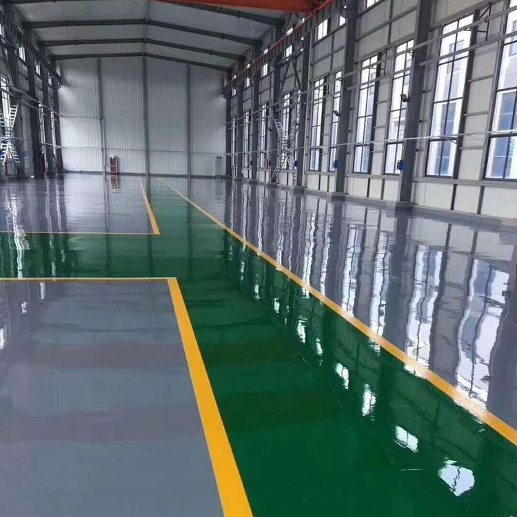 環(huán)氧地坪漆具有耐強(qiáng)酸堿耐磨耐壓防塵防水山東精聚地坪工程隊(duì)